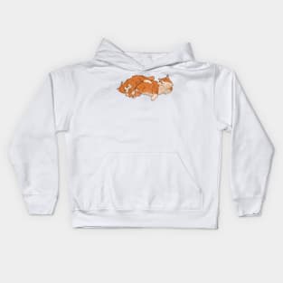 Ginger Cats Cuddly Puddle Kids Hoodie